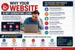 Why Your Website Is Not Generating Leads