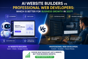 AI Website Builders vs Professional Web Developers: Which Is Better for Business Growth in 2027?