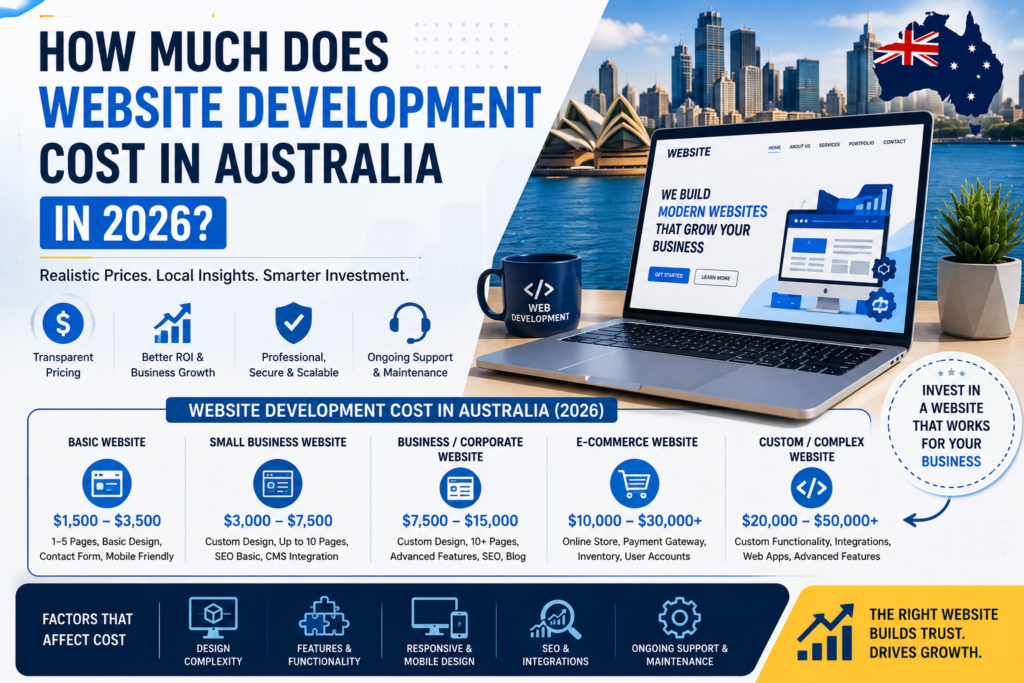How Much Does Website Development Cost in Australia in 2026