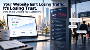 Your Website Isn't Losing Traffic. It's Losing Trust (And That's Costing You Customers)