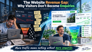 The Website Revenue Gap: Why Visitors Don't Become Enquiries
