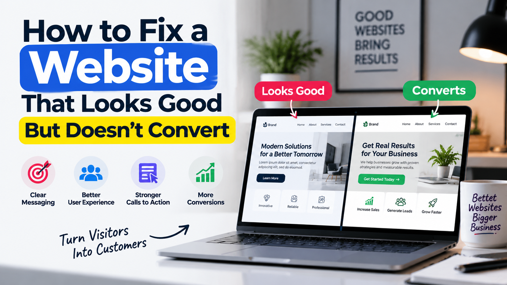 why your website looks professional but still doesn't make money