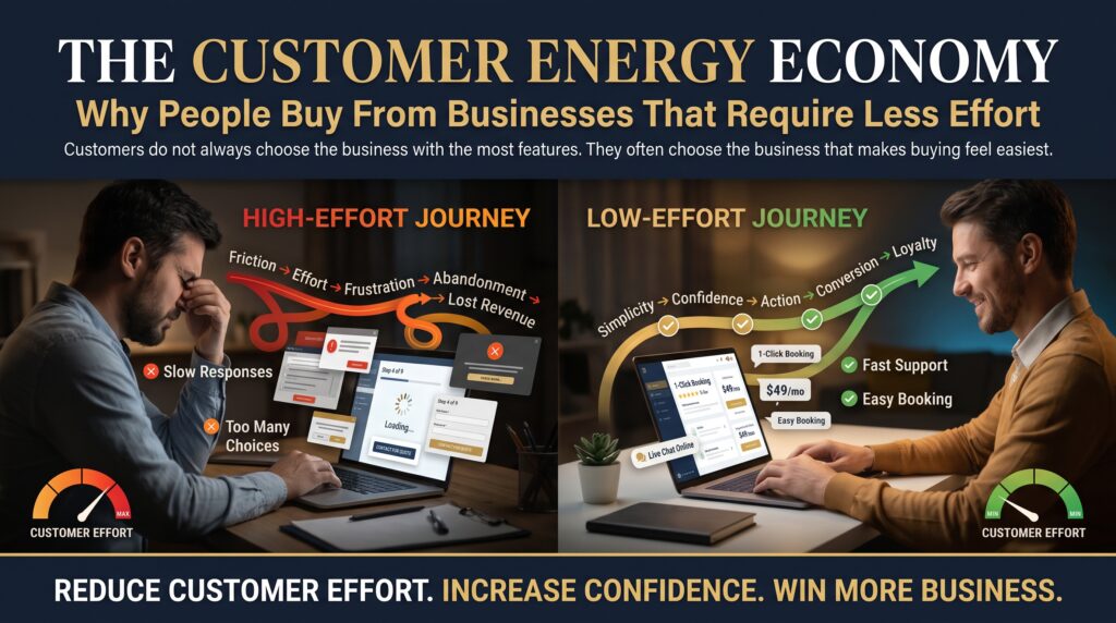 The Customer Energy Economy: Why People Buy From Businesses That Require Less Effort
