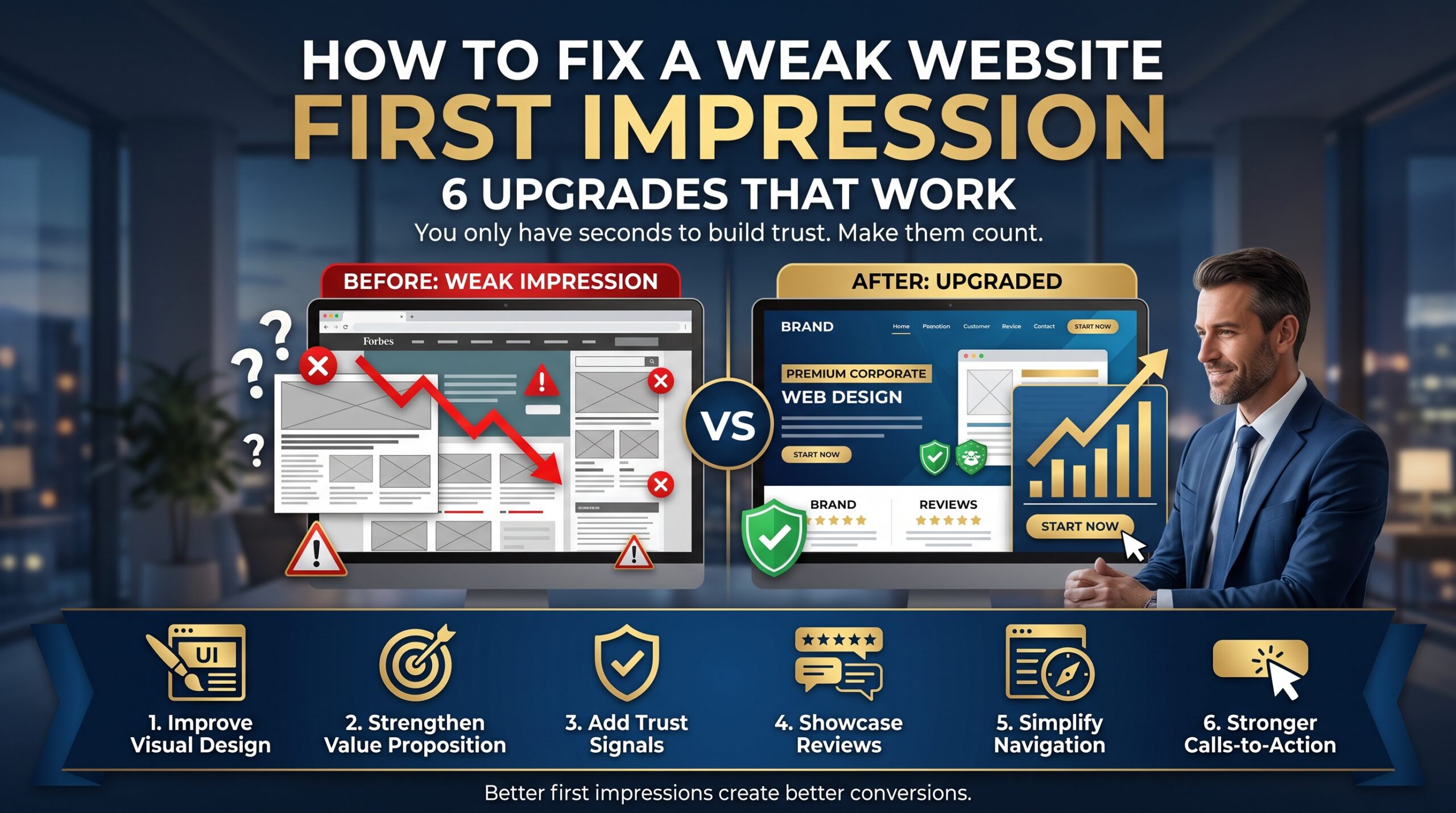 website first impression