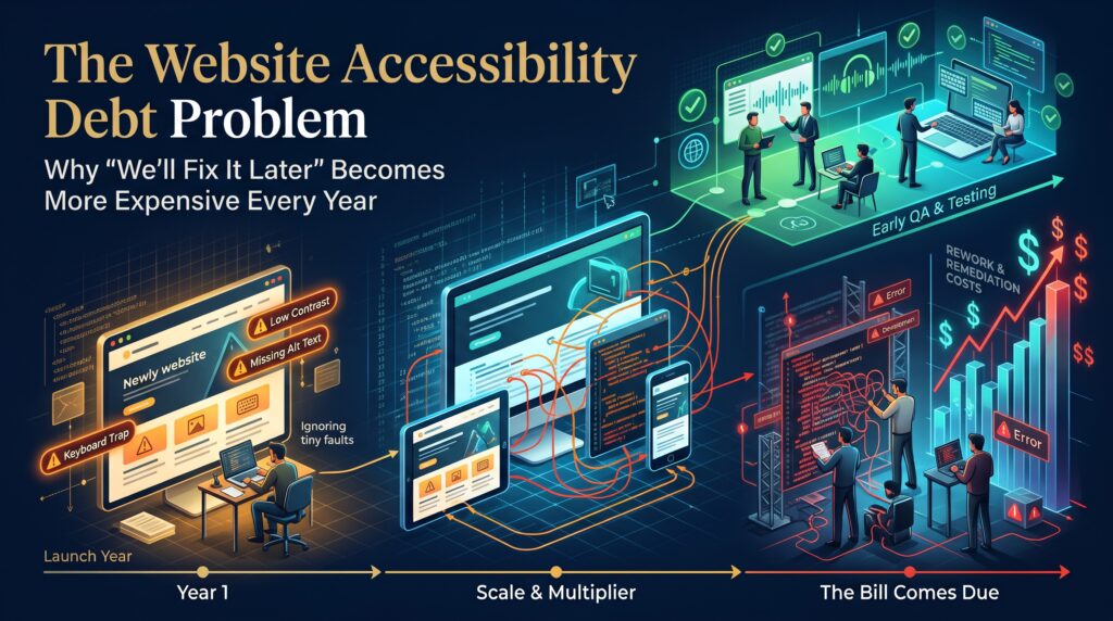 The Website Accessibility Debt Problem: Why “We’ll Fix It Later” Becomes More Expensive Every Year